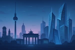 Banner Skyline Berlin Unternehmensberatung futuristisch und ohne Textinhalt-1