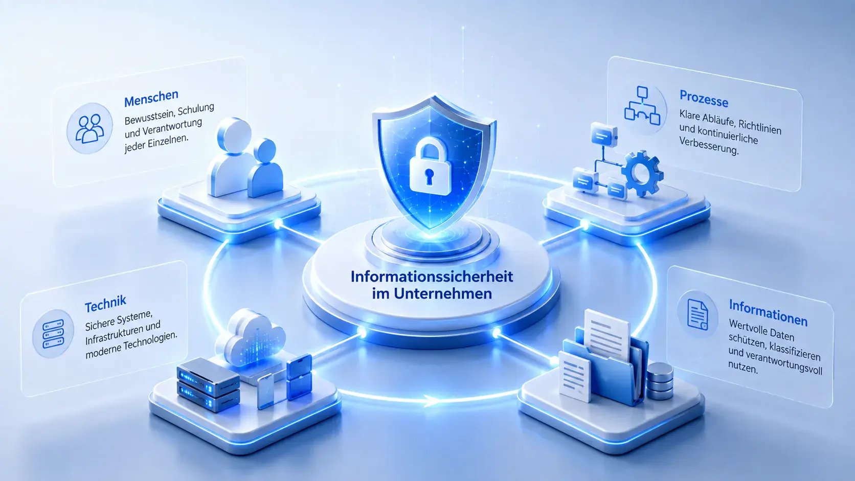 Informationssicherheit im Unternehmen durch Menschen Prozesse und Technik